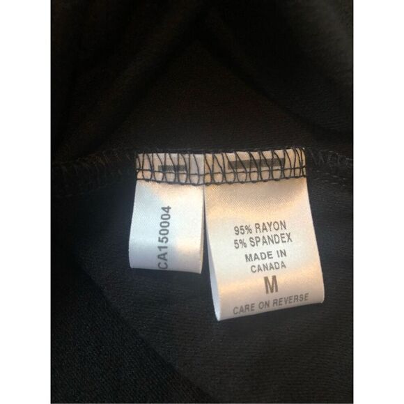 Soho Jean New York & Company Women’s Black Long Sleeve One Side Off the Shoulder - Picture 6 of 6